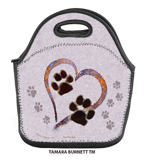 Paws On My Heart Style 5 - Lunch Bag image Paws On My Heart Style 5 - Lunch Bag image
