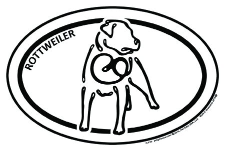 Rottweiler - K-Line Euro Magnet Image