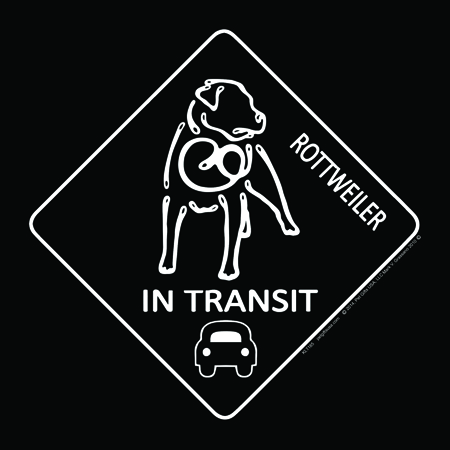 Rottweiler - K-Line In Transit Magnet Image