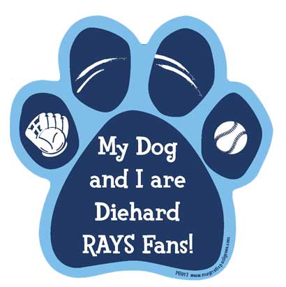Baseball Diehard Paw Magnets sample image