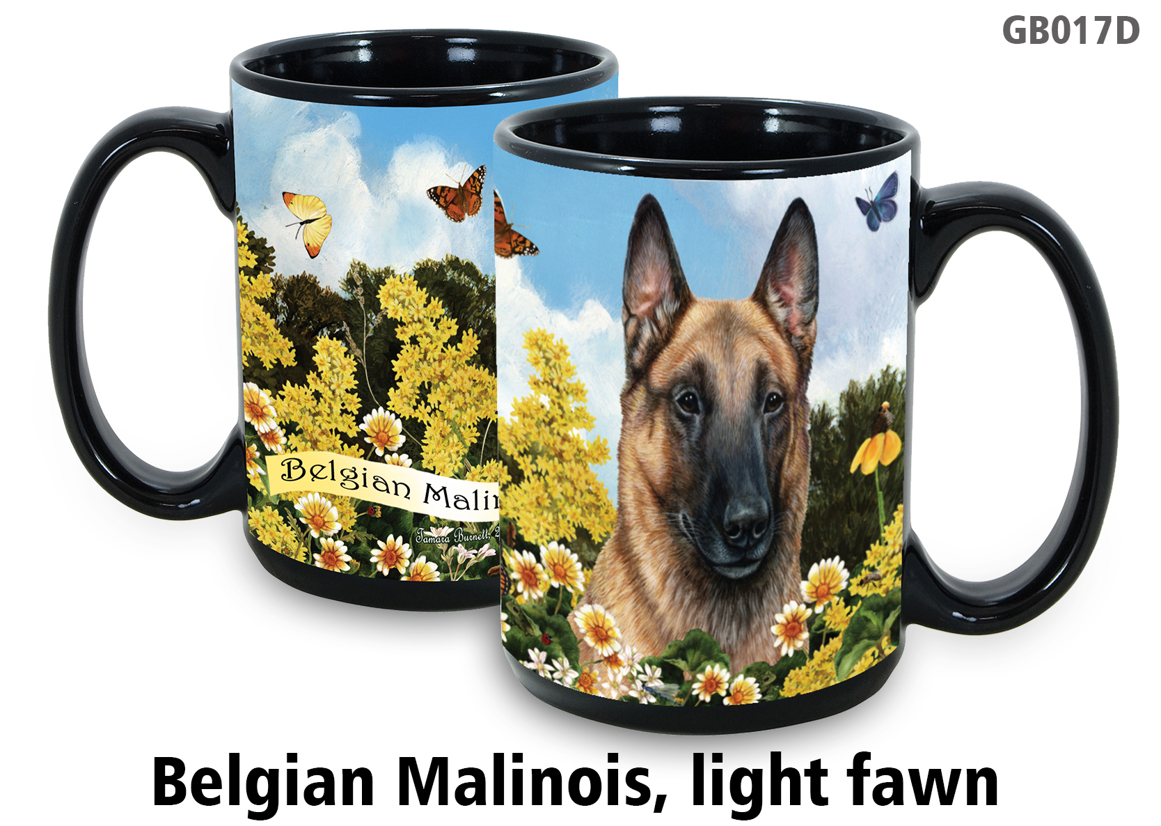 Belgian Malinois Light Fawn - Garden Party Fun Mug 15 oz Image