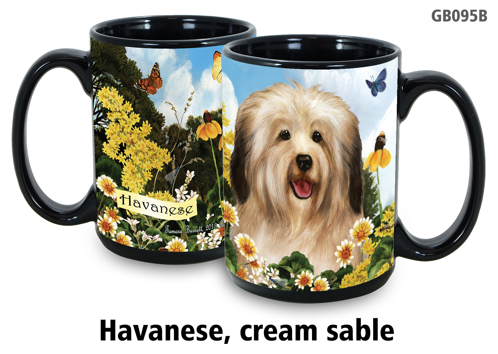 Havanese Cream Sable - Garden Party Fun Mug 15 oz Image