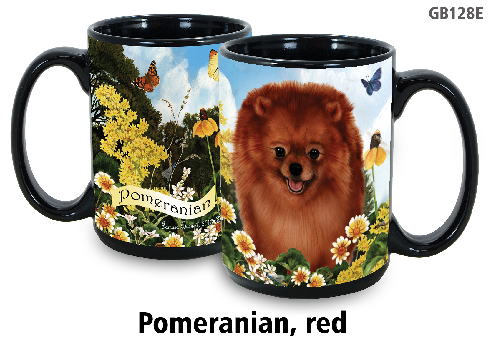 Pomeranian Orange - Garden Party Fun Mug 15 oz Image