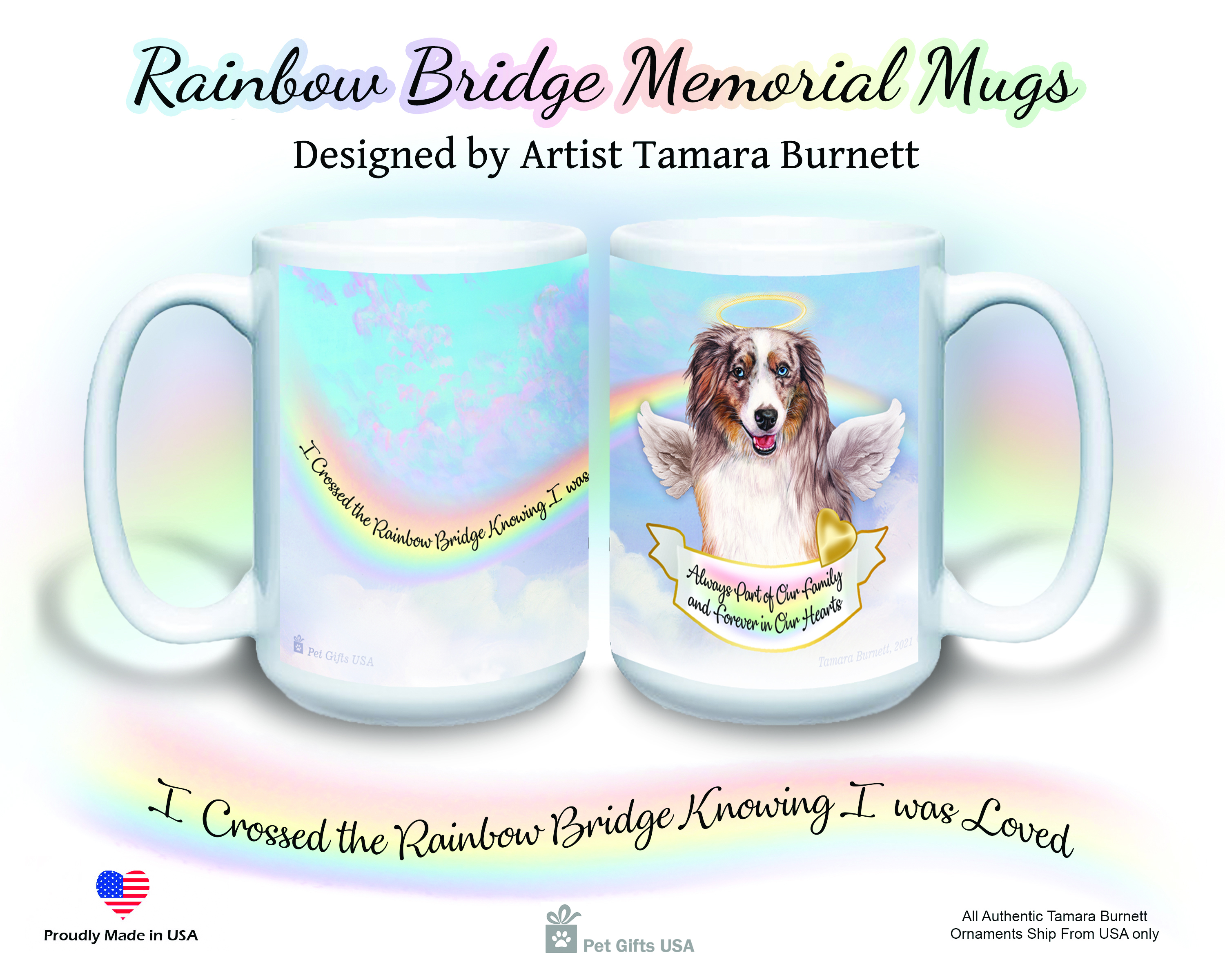 Whippet Fawn Brindle/White - Memorial Mug image