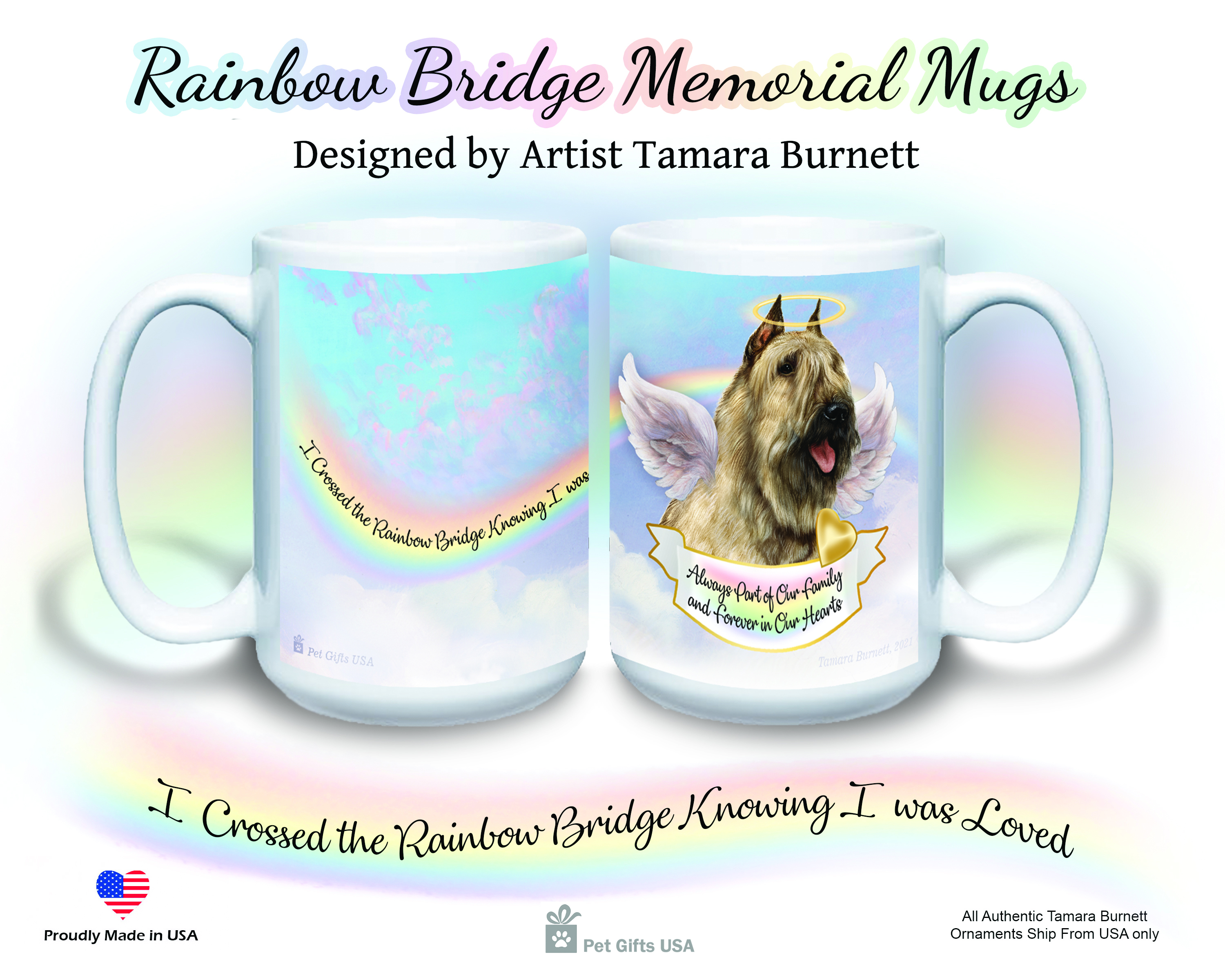 Whippet Fawn/White - Memorial Mug image