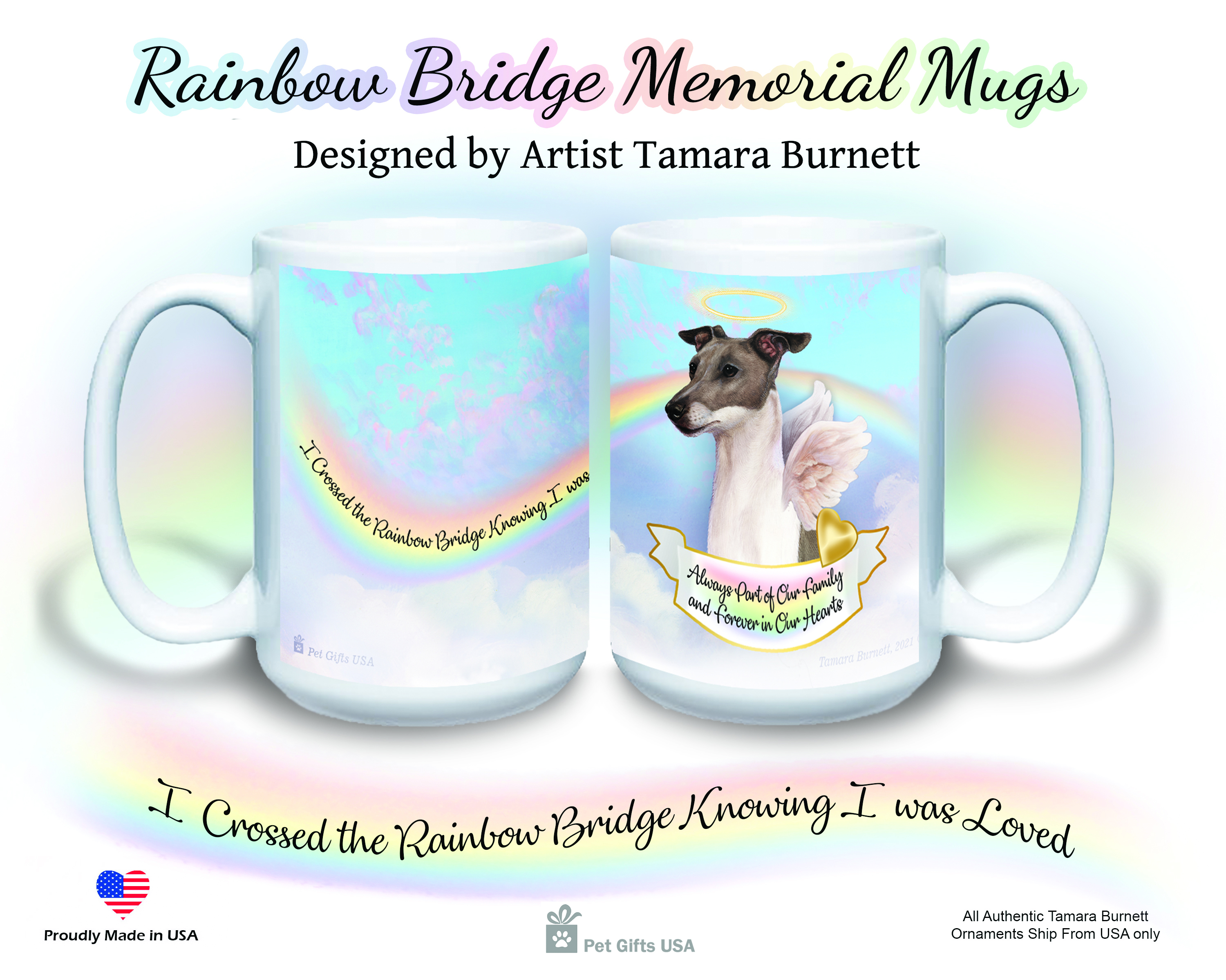 Italian Greyhound Blue - Memorial Mug image