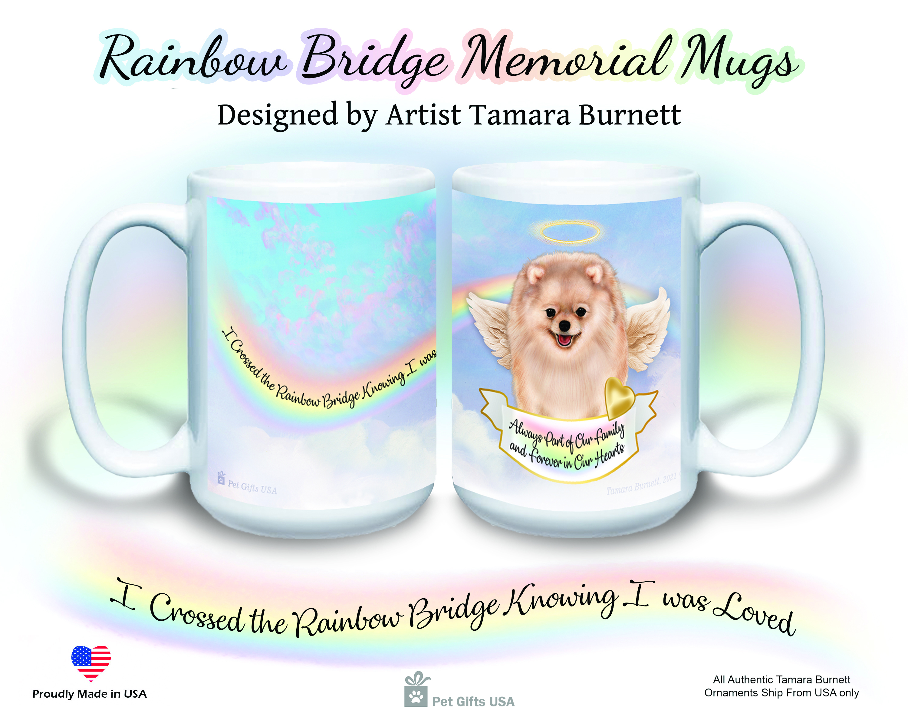 Pomeranian Cream - Memorial Mug image