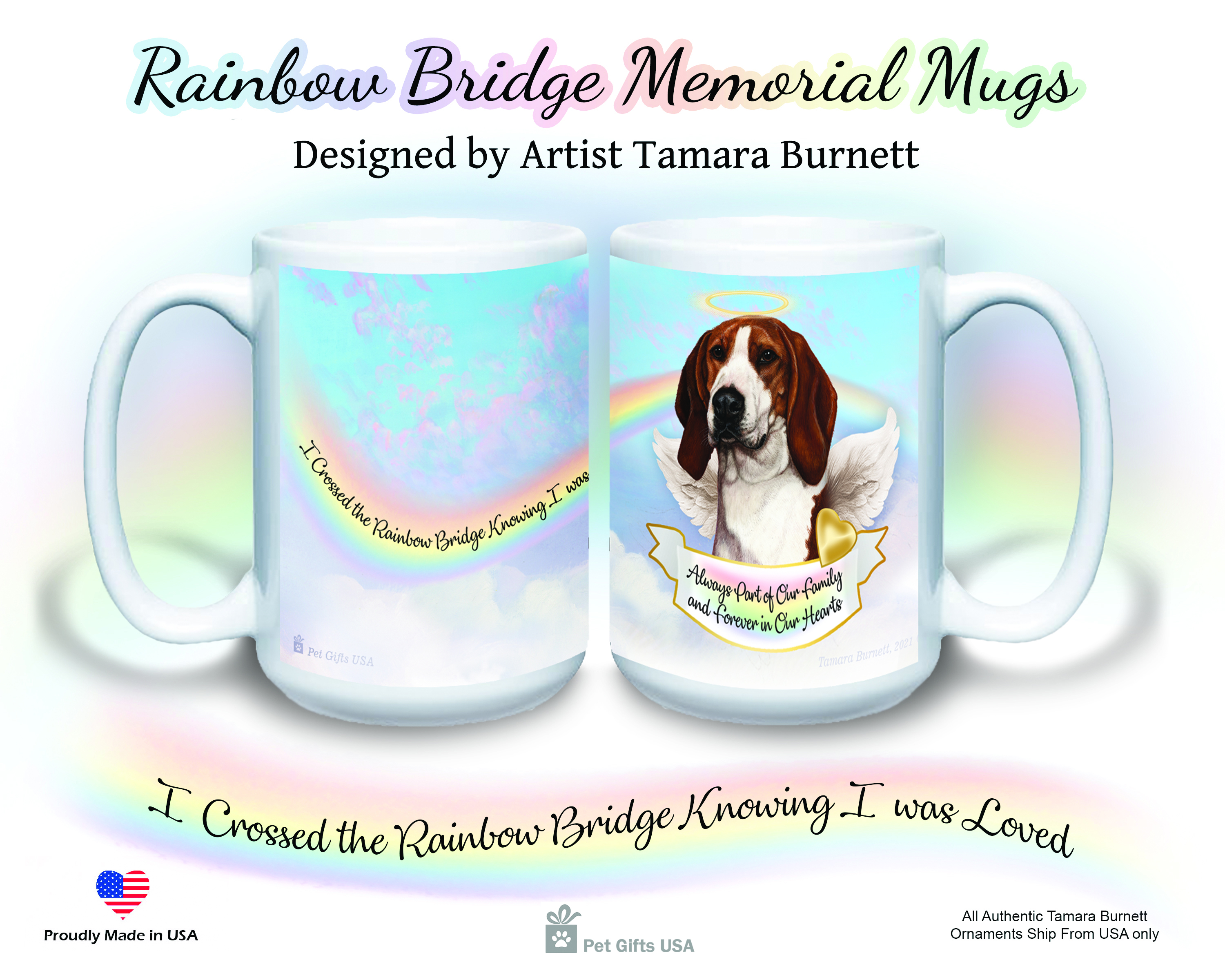 Coonhound Treeing Walker - Memorial Mug image