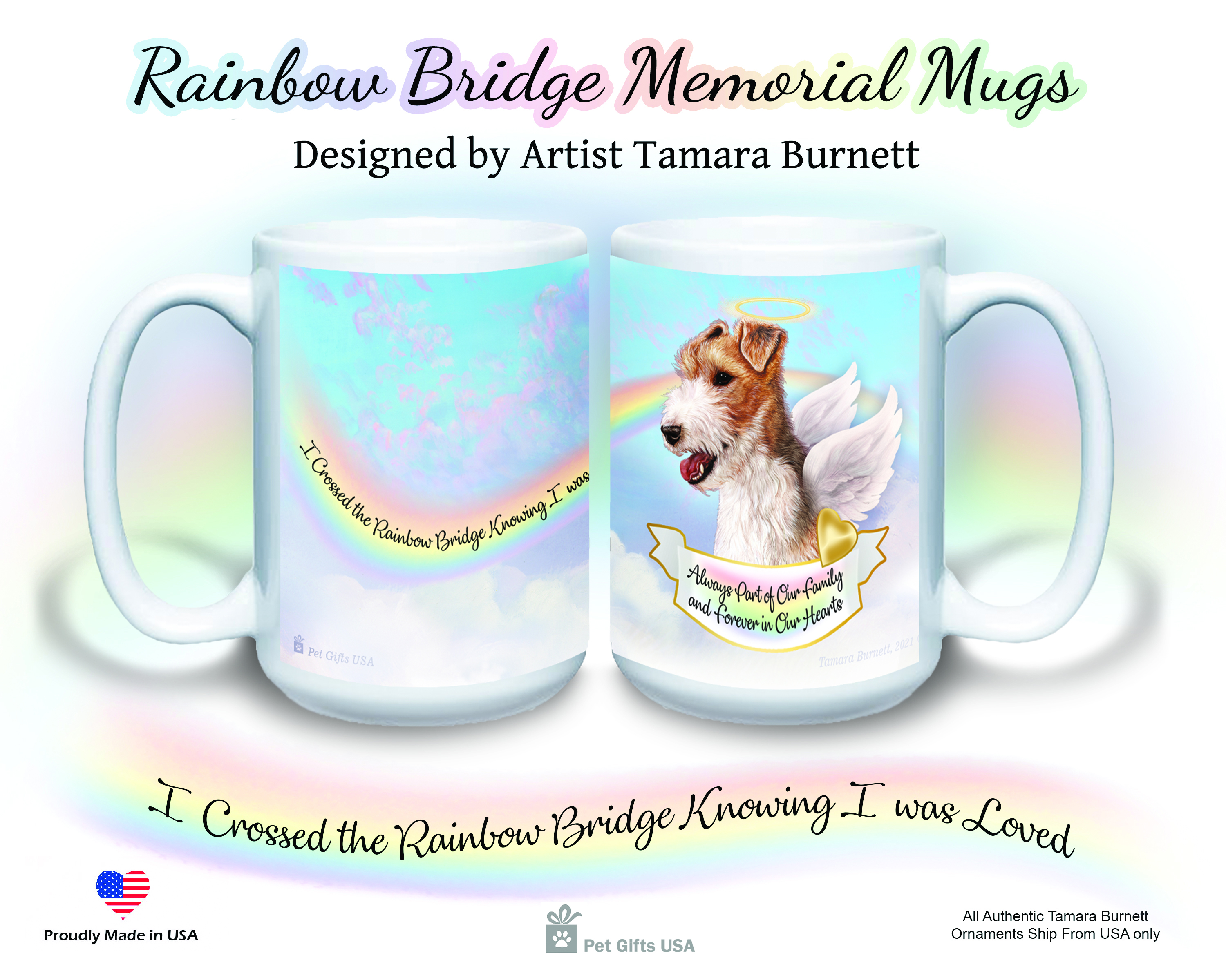Toy Fox Terrier Black Tri - Memorial Mug image