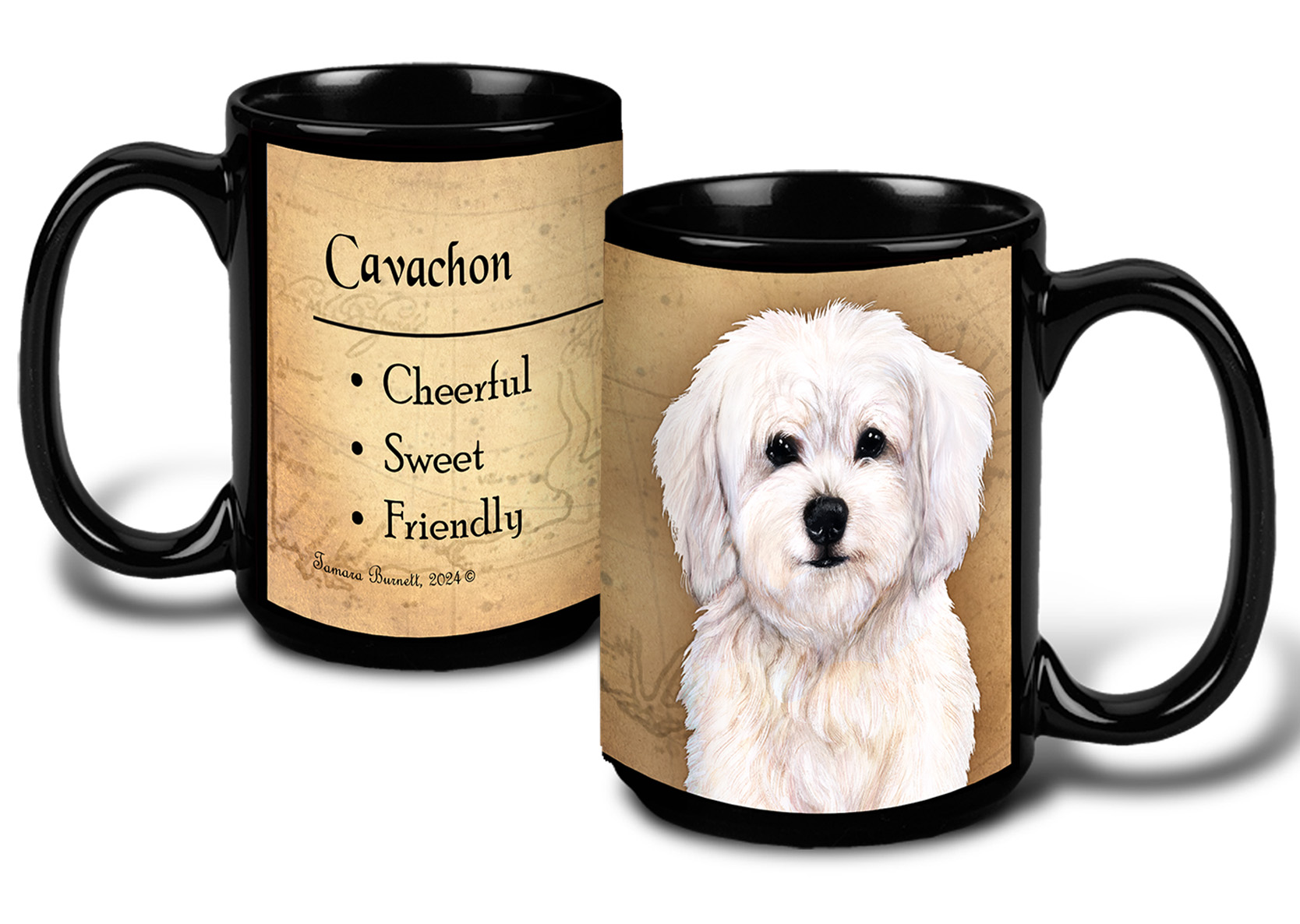 Cavachon White - My Faithful Friends Mug 15 oz image