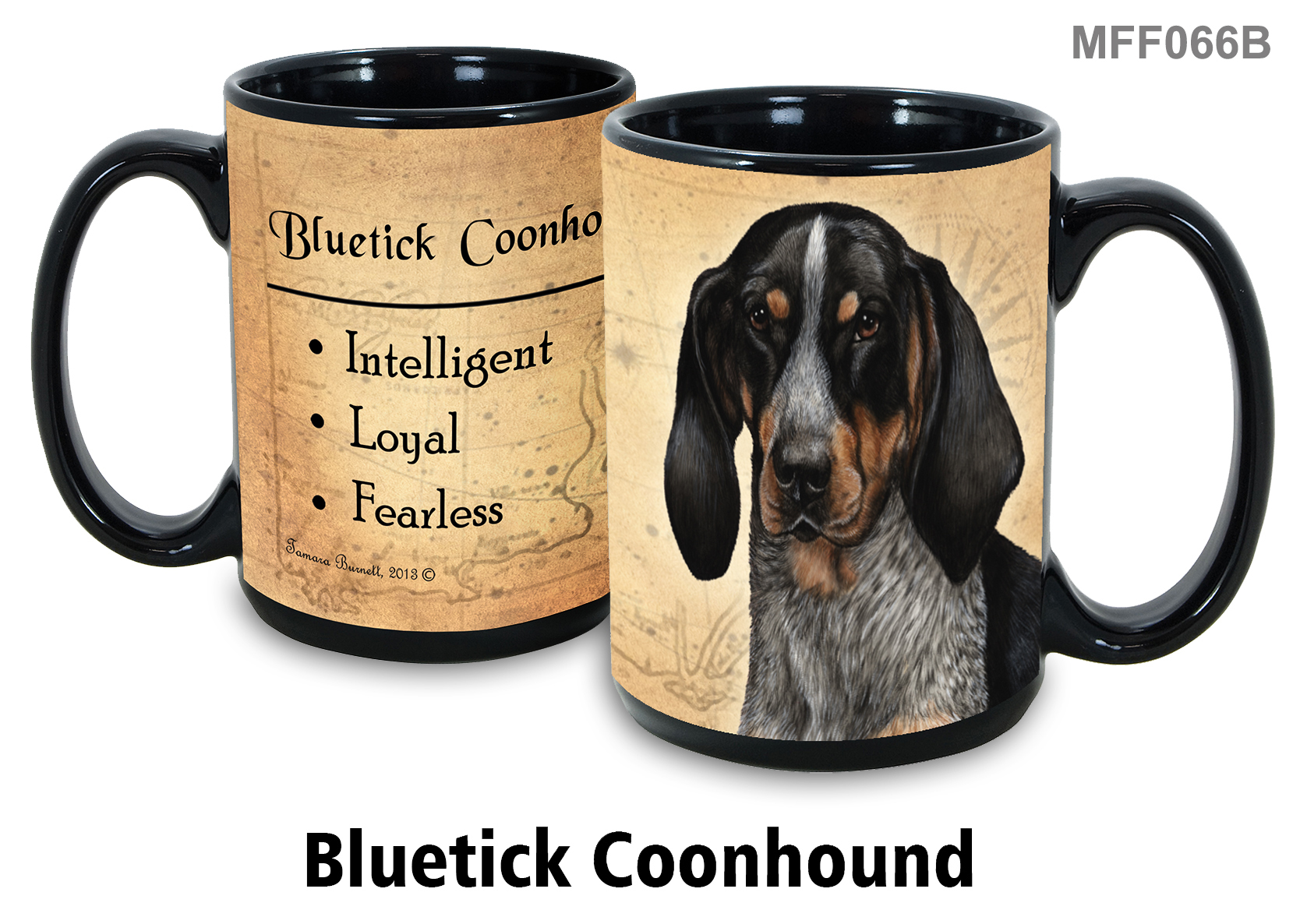 Coonhound (Blue Tick) - My Faithful Friends Mug 15 oz Image