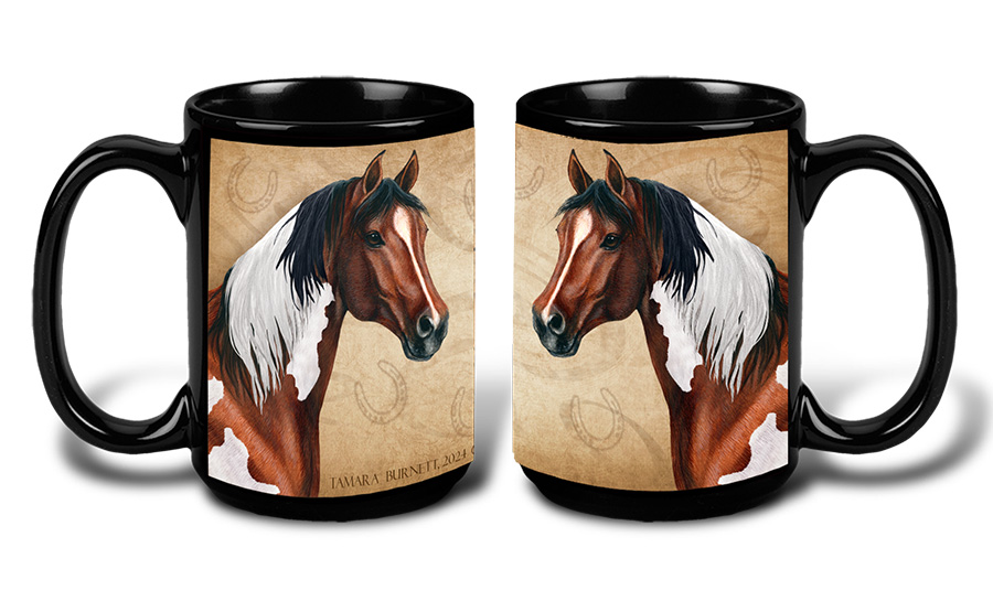 Quarter Horse Bay Paint - My Faithful Friends Mug 15 oz image