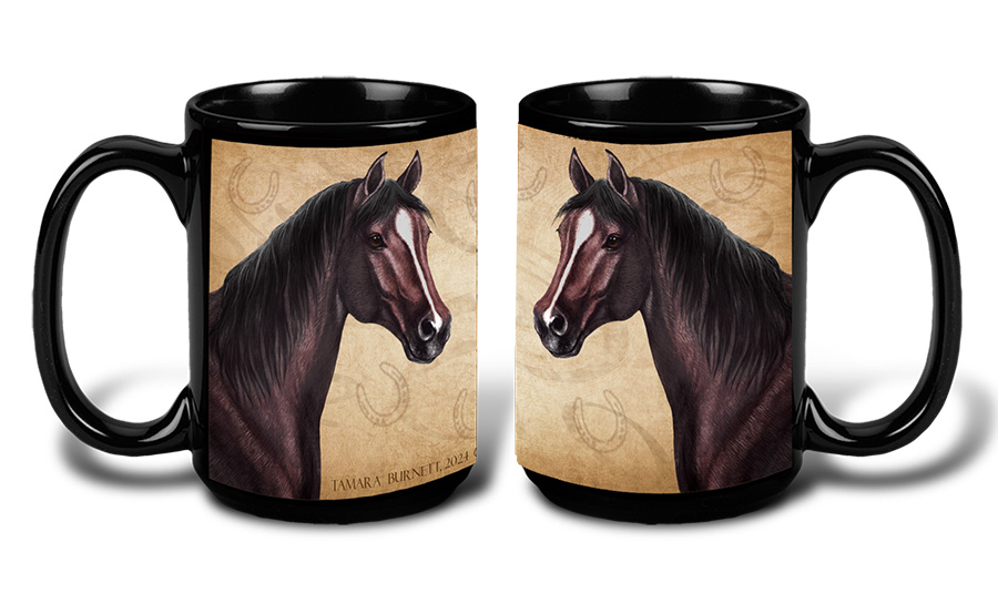 Quarter Horse Brown - My Faithful Friends Mug 15 oz image