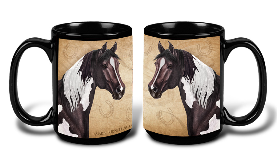 Quarter Horse Brown Paint - My Faithful Friends Mug 15 oz image
