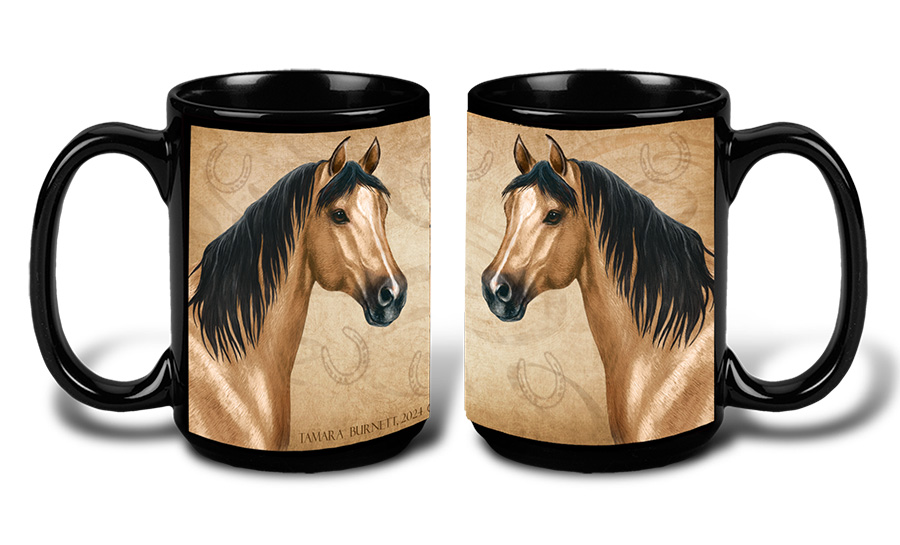 Quarter Horse Buckskin - My Faithful Friends Mug 15 oz image