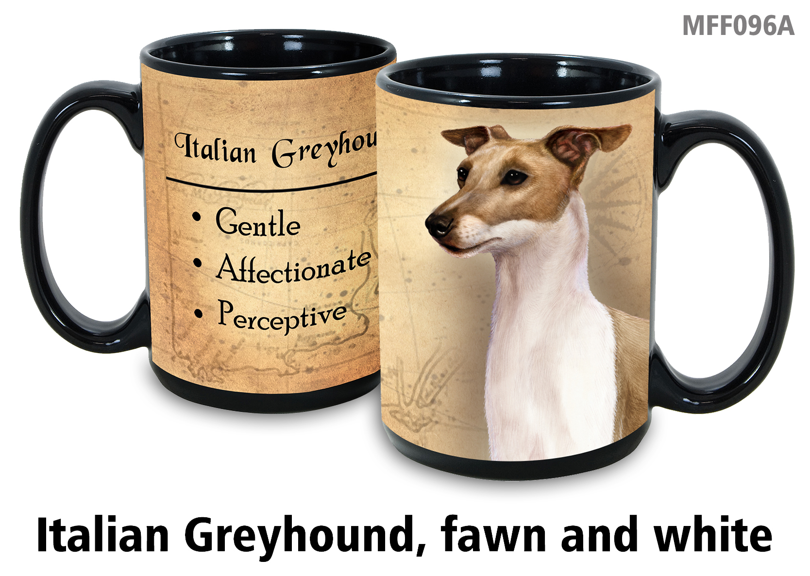 Italian Greyhound (Fawn) - My Faithful Friends Mug 15 oz Image