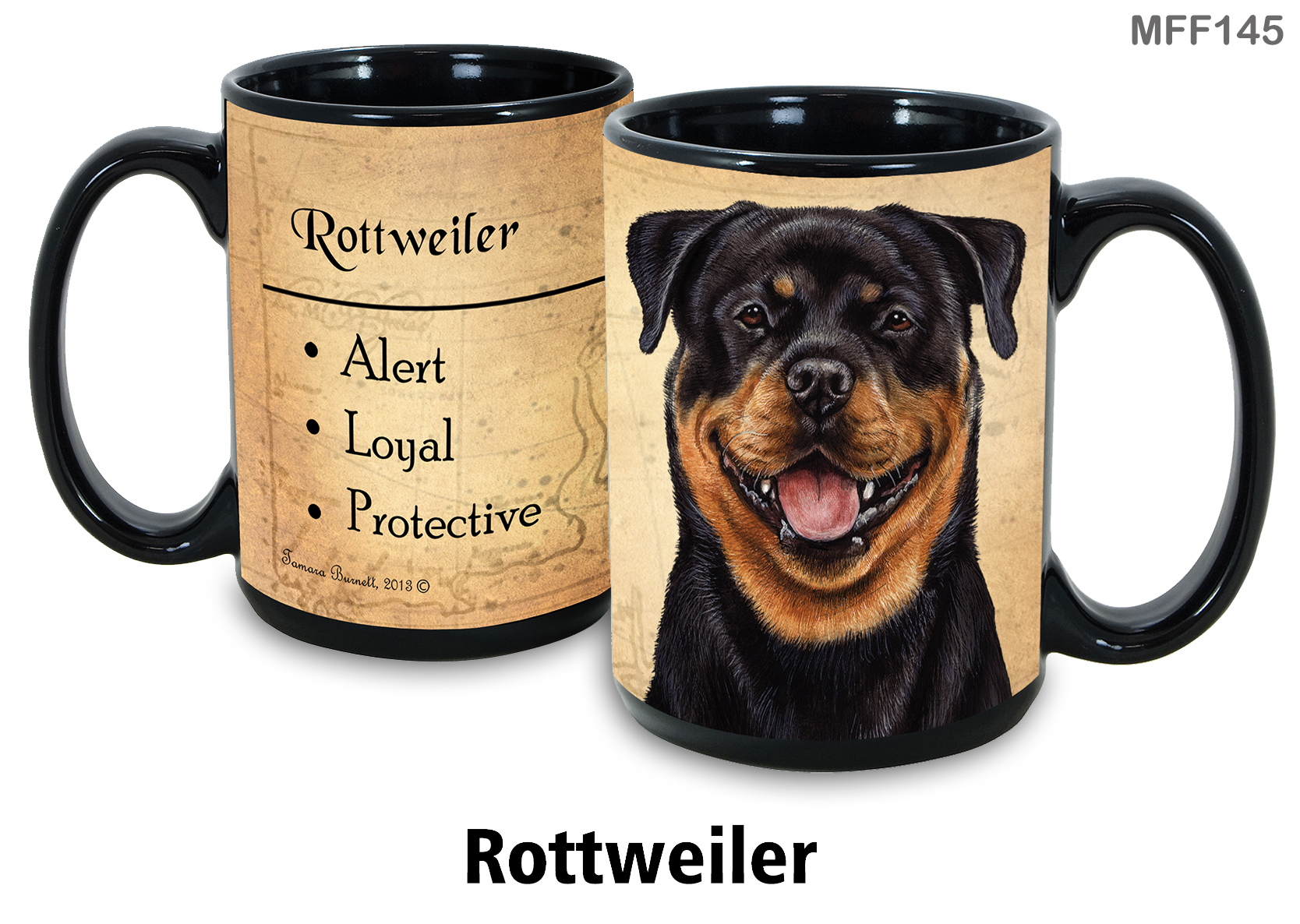 Rottweiler - My Faithful Friends Mug 15 oz Image