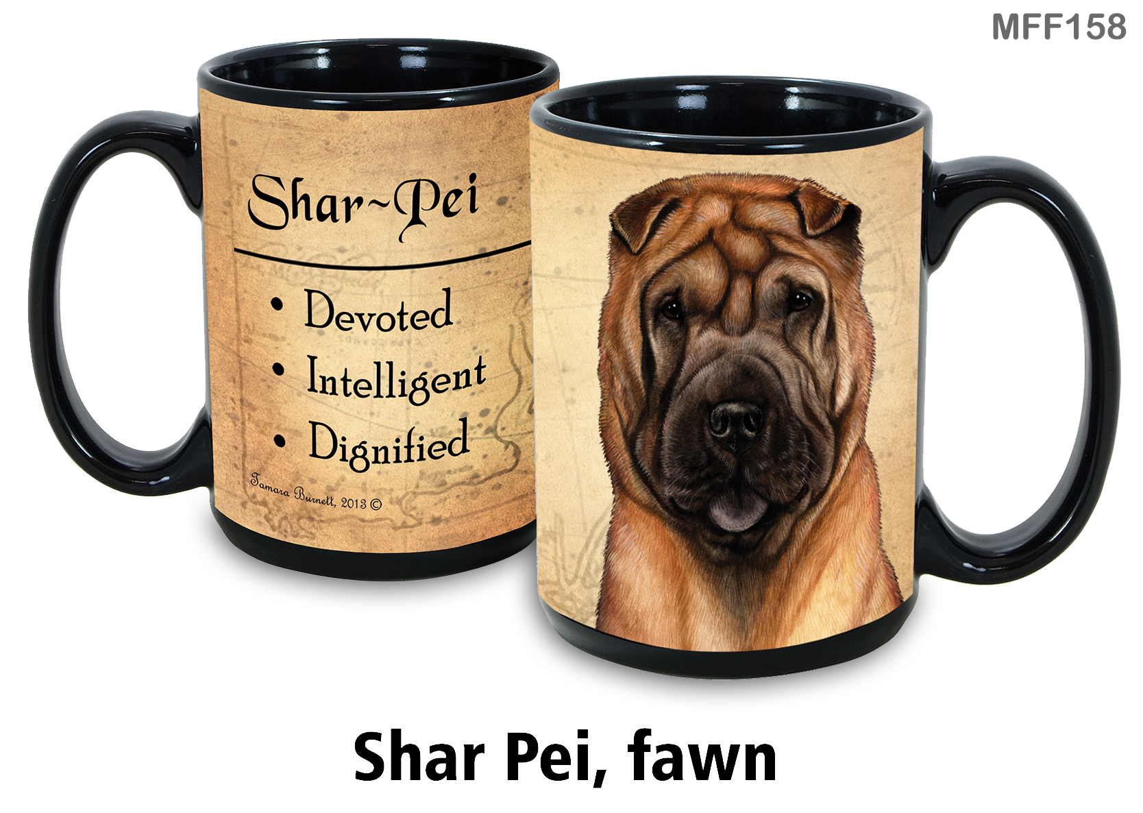 Shar Pei (Tan) - My Faithful Friends Mug 15 oz Image