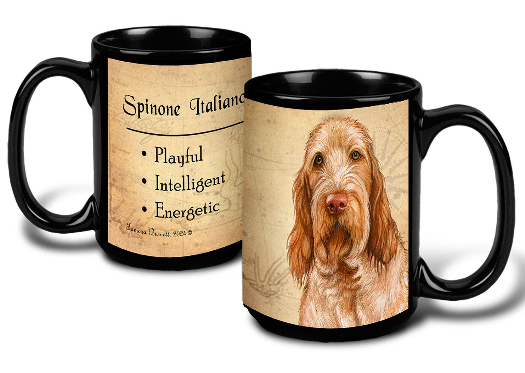 Spinone Italiano Orange Roan - My Faithful Friends Mug 15 oz image