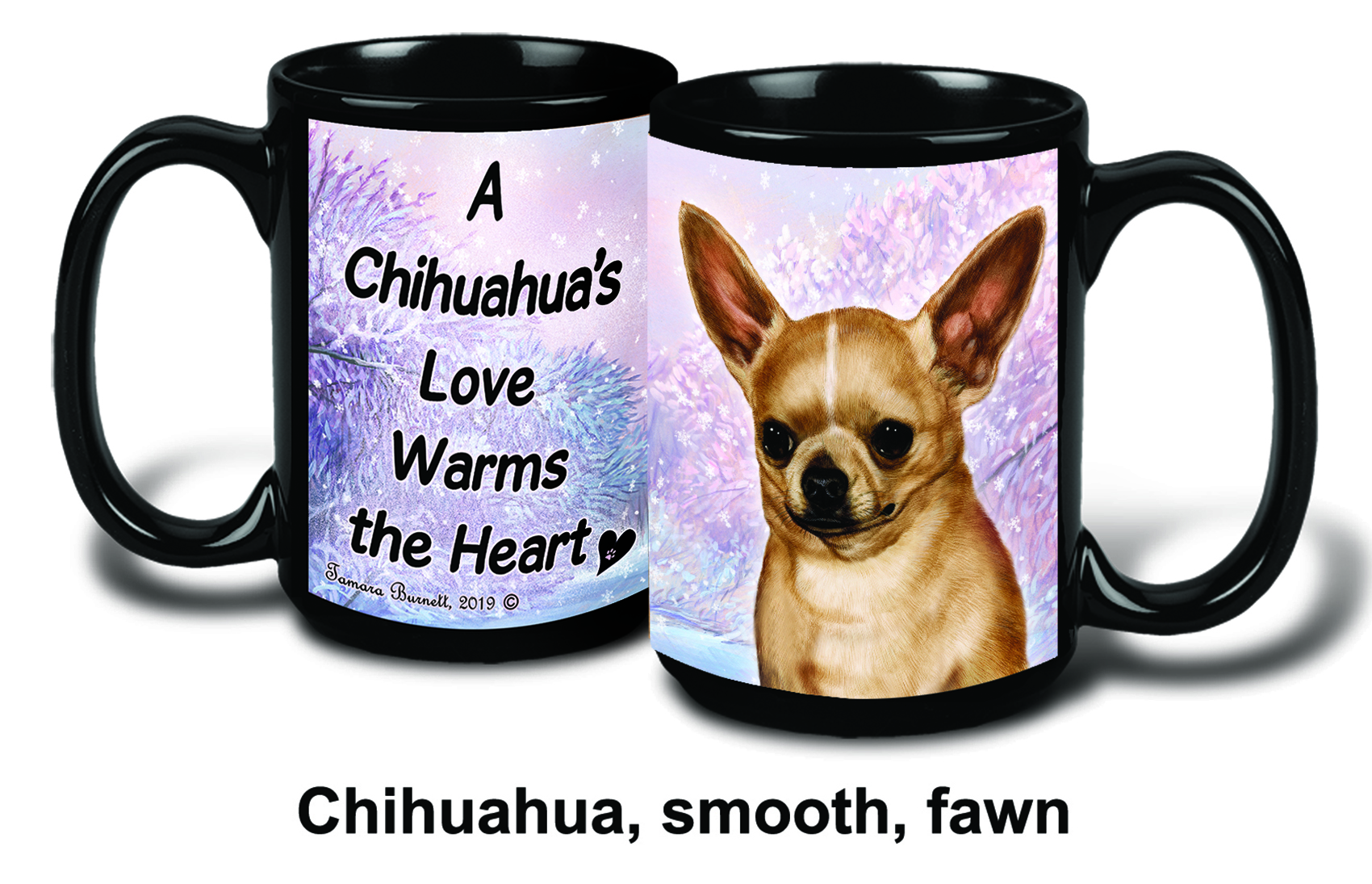 Chihuahua Fawn Winter Mugs image