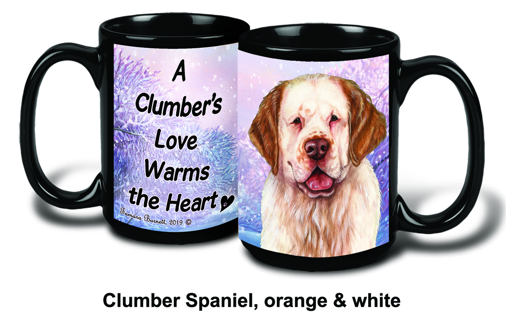 Clumber Spaniel Org/White Winter Mugs image Clumber Spaniel Org/White Winter Mugs image