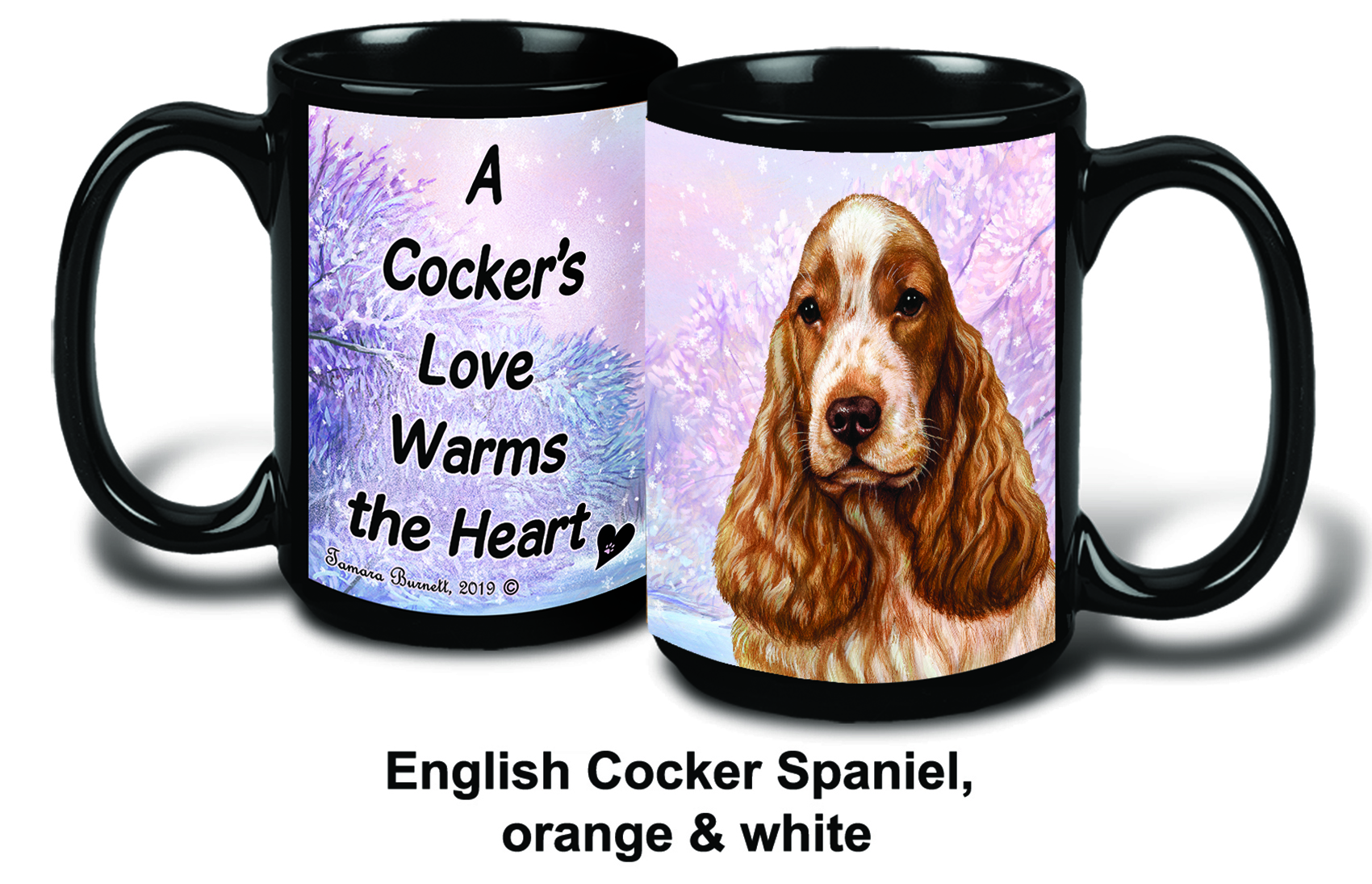 Eng. Cocker Spaniel Or Roan Winter Mugs image