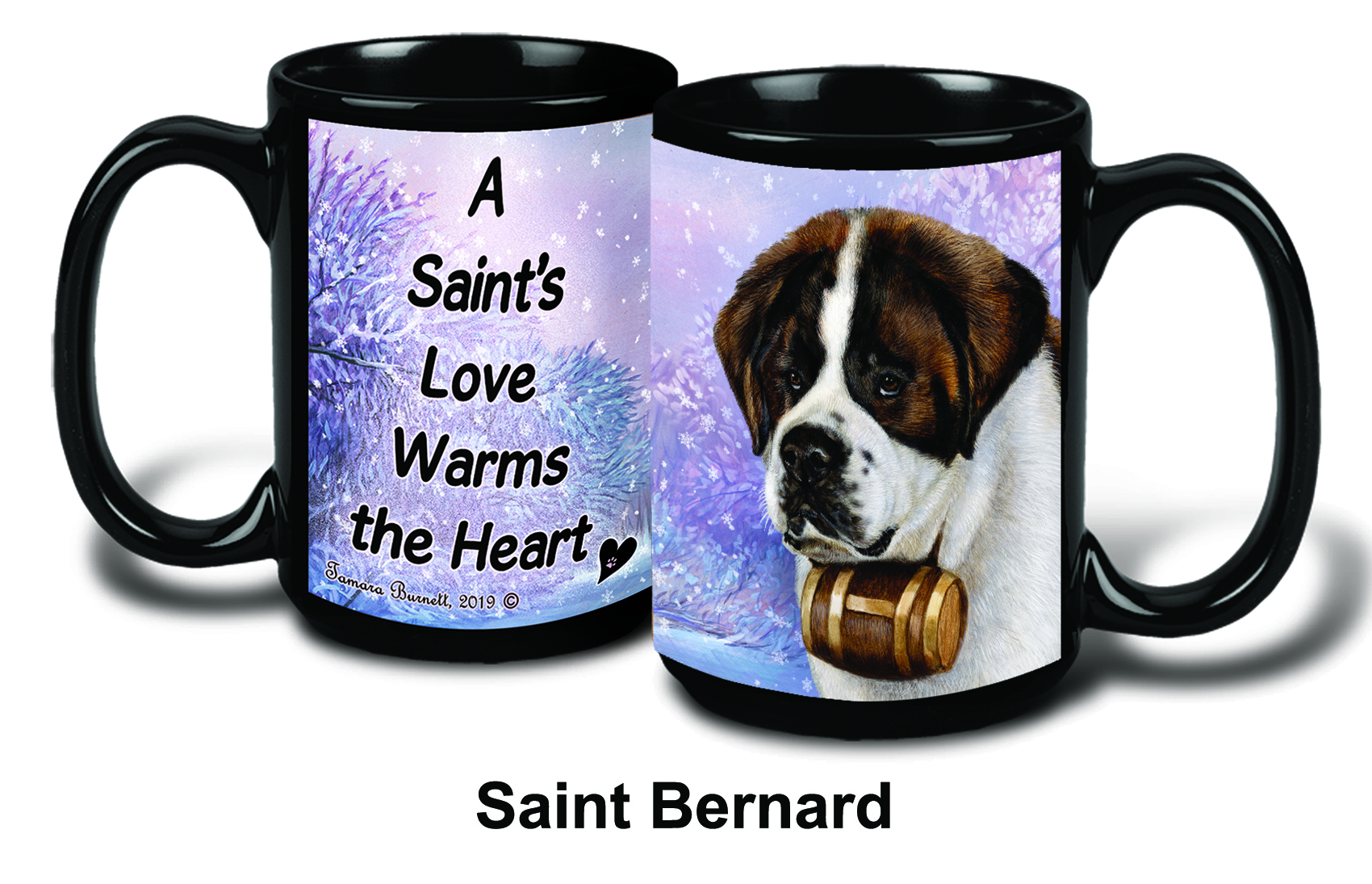 Saint Bernard Winter Mugs image