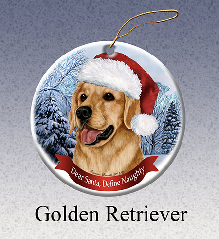 Golden Retriever - Howliday Ornament Image