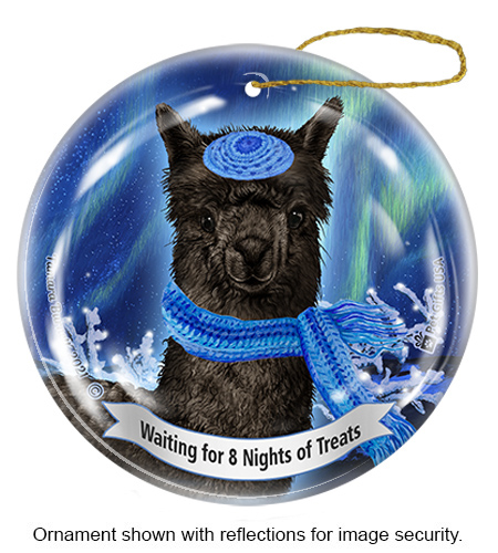 Alpaca Black Series 5 Hanukkah Ornament image