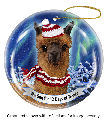 Alpaca Brown Series 5 Hanukkah Ornament image