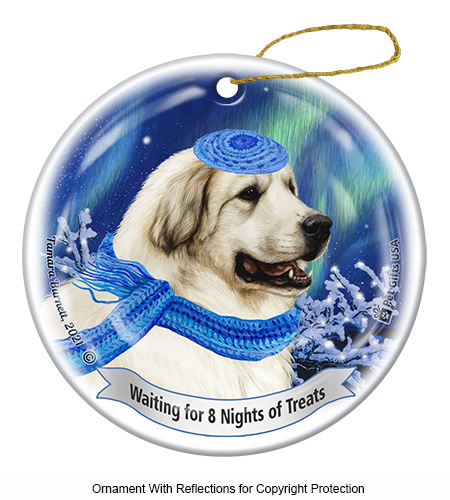 Great Pyrenees Series 5 Hanukkah Ornament image