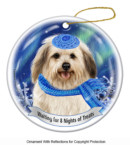 Havanese  Cream Series 5 Hanukkah Ornament image