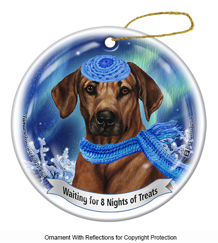 Rhodesian Ridgeback Series 5 Hanukkah Ornament image