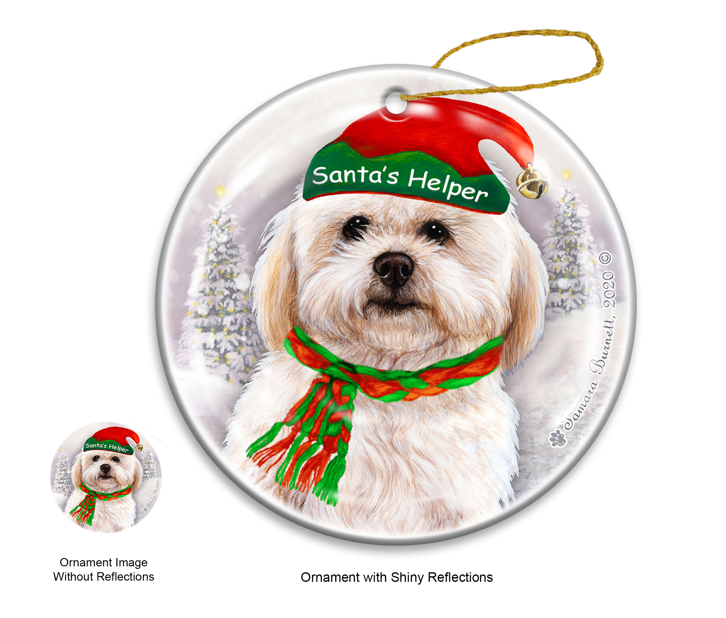 Shipoo Cream - Santa's Helper Ornament Image