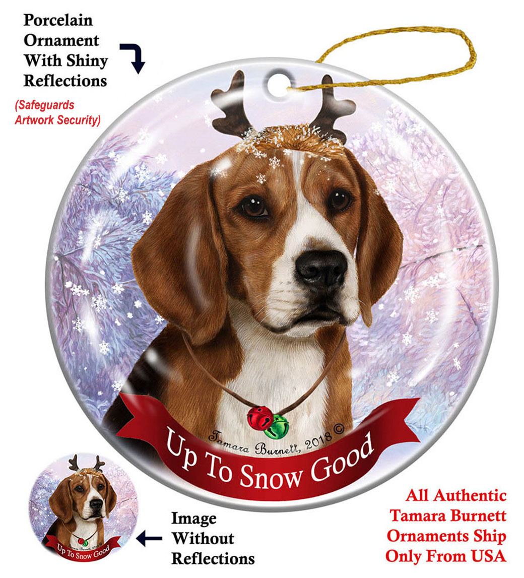 Up To Snow Good Dog Ornaments sample image