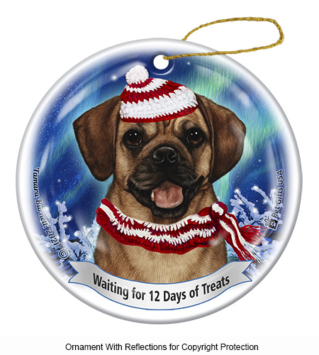 Puggle Fawn Series 5 Christmas Ornament image