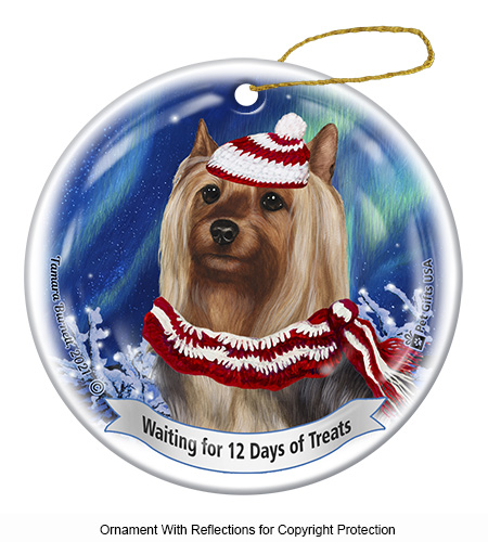 Silky Terrier Series 5 Christmas Ornament image