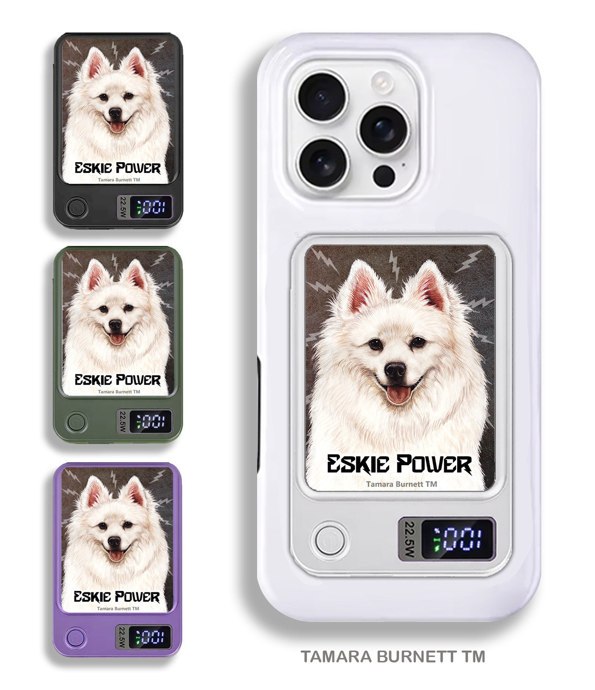 An image of product 33611 - American Eskimo - Phone Bank
