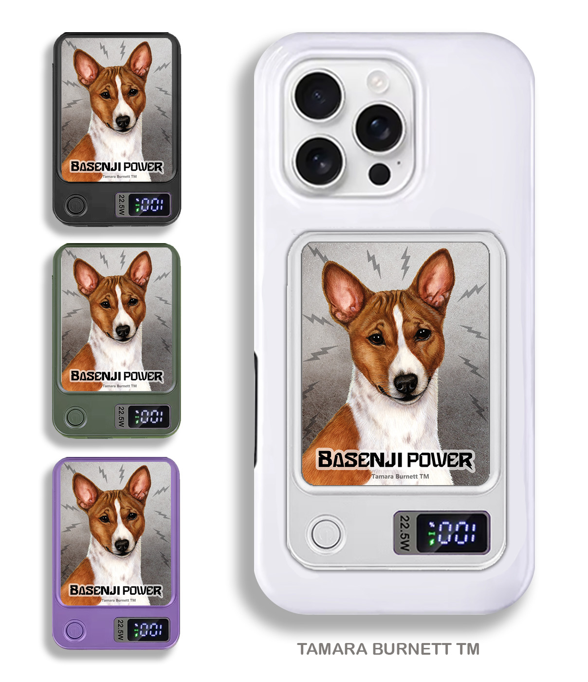 Basenji Red and White - Phone Bank image