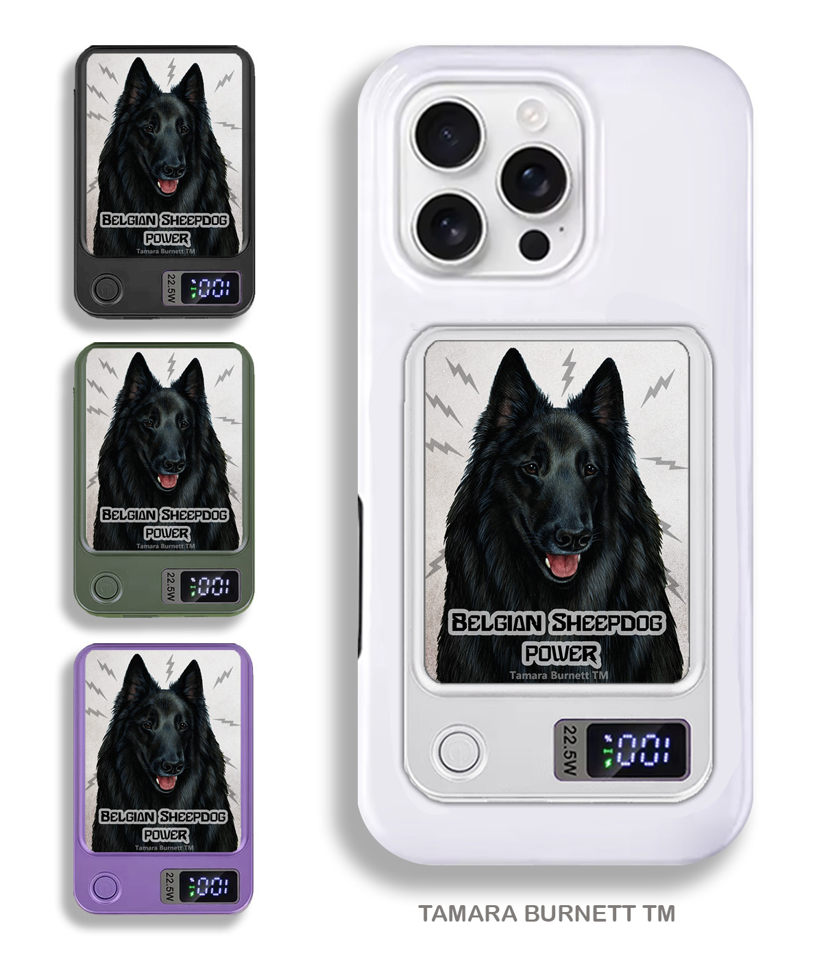 An image of product 33644 - Belgian Sheepdog Style 1 - Phone Bank