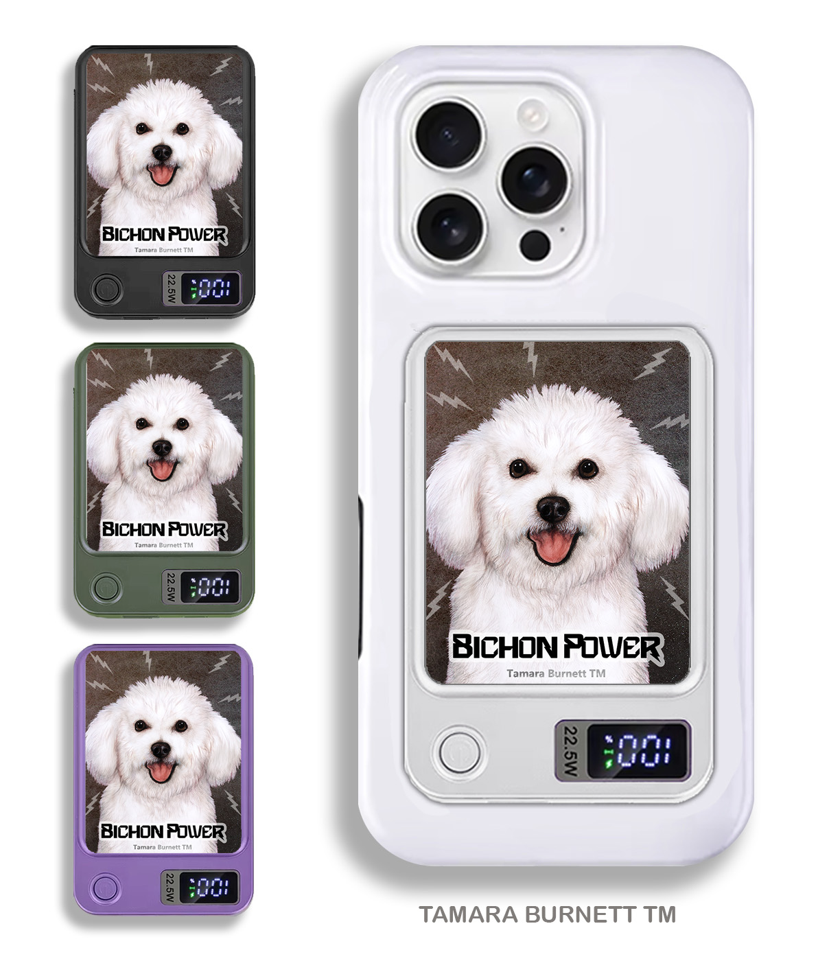 An image of product 33657 - Bichon Frise - Phone Bank