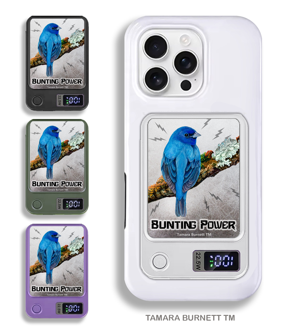 An image of product 33521 - Indigo Bunting - Phone Bank