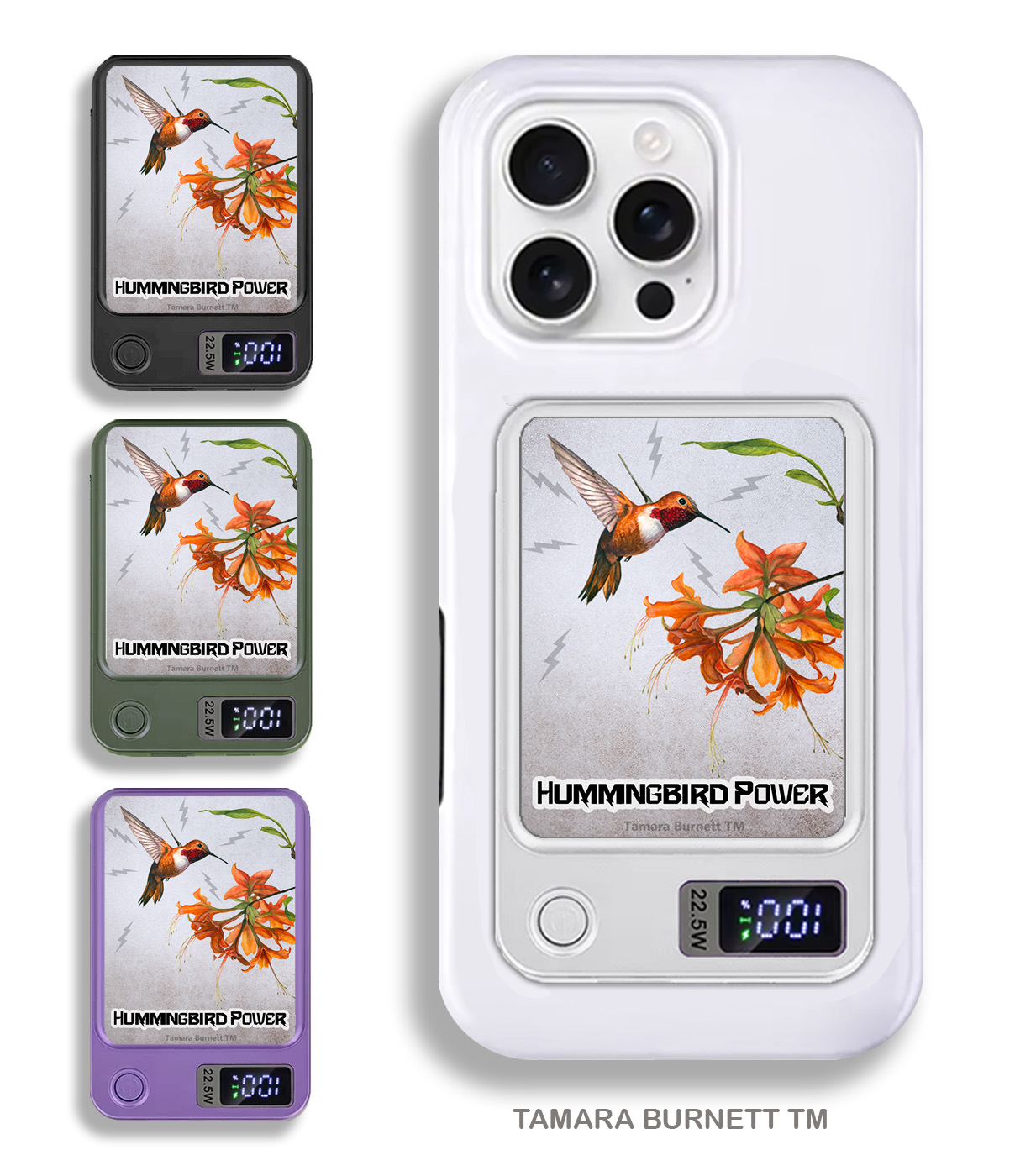 An image of product 33520 - Hummingbird Rufous - Phone Bank