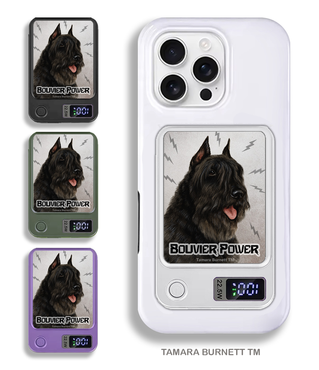 An image of product 33676 - Bouvier Black - Phone Bank