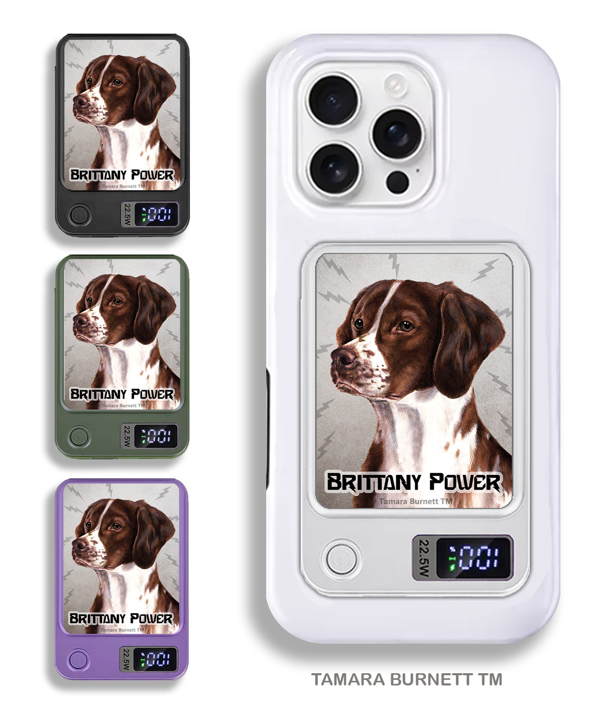 An image of product 33693 - Brittany Liver and White - Phone Bank