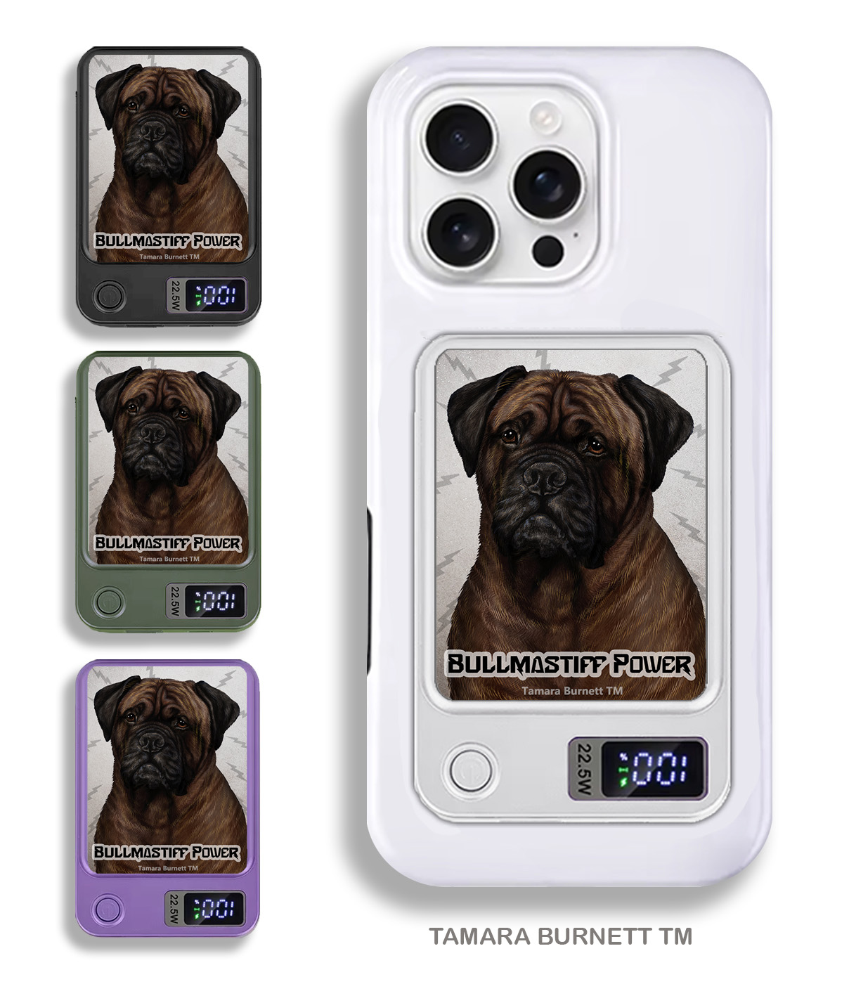 An image of product 33703 - Bullmastiff Brindle - Phone Bank