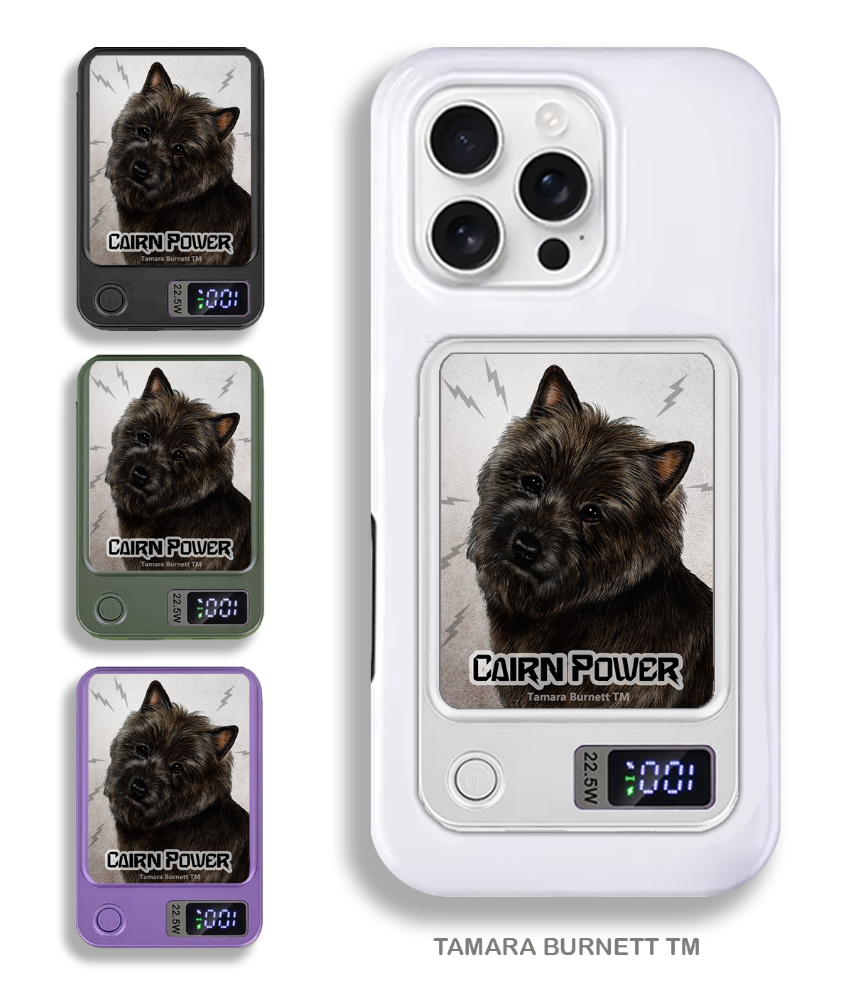 An image of product 33704 - Cairn Terrier Black - Phone Bank