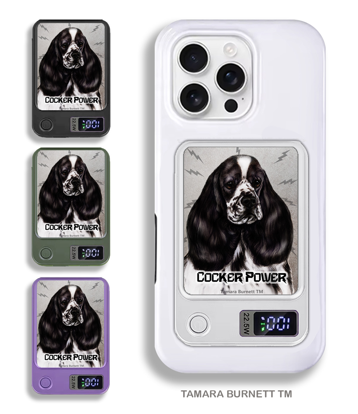 An image of product 33753 - Cocker Spaniel Black - Phone Bank