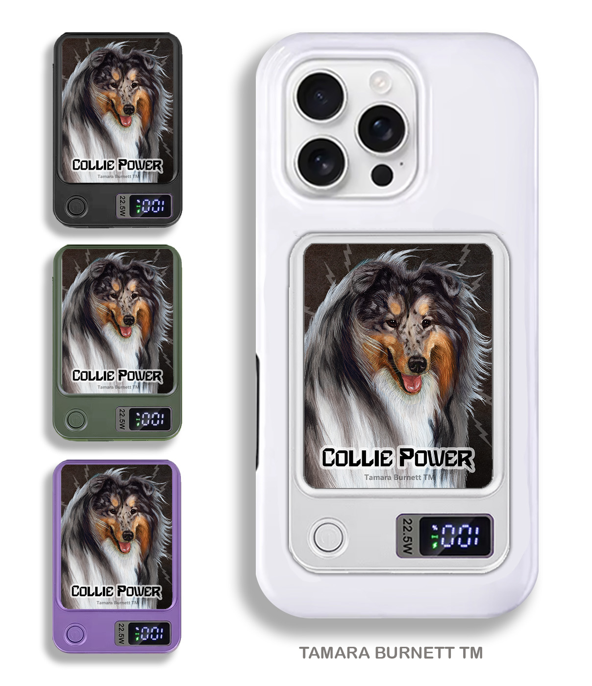 An image of product 33761 - Collie Blue Merle - Phone Bank