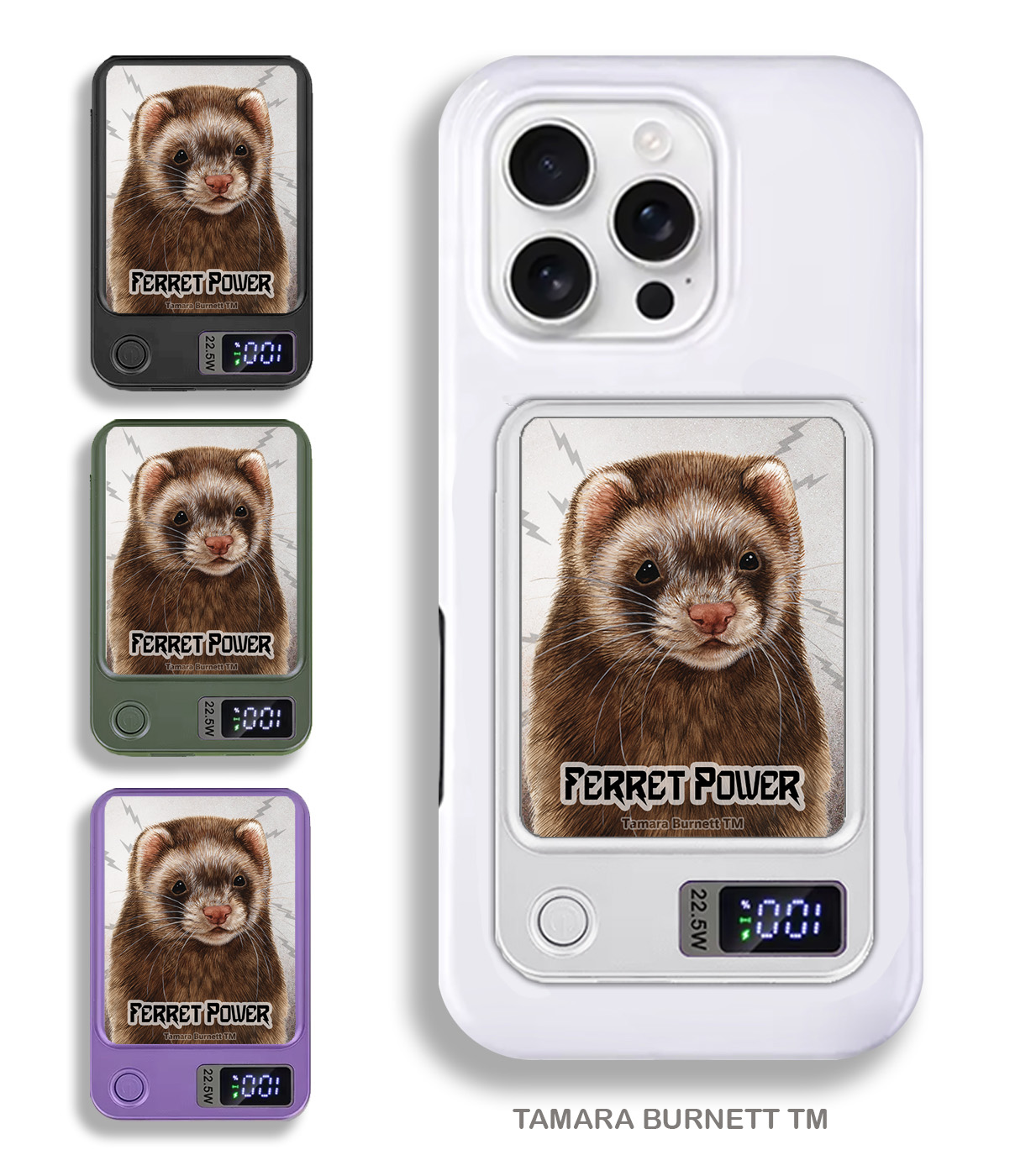 Ferret Chocolate Sable - Phone Bank image
